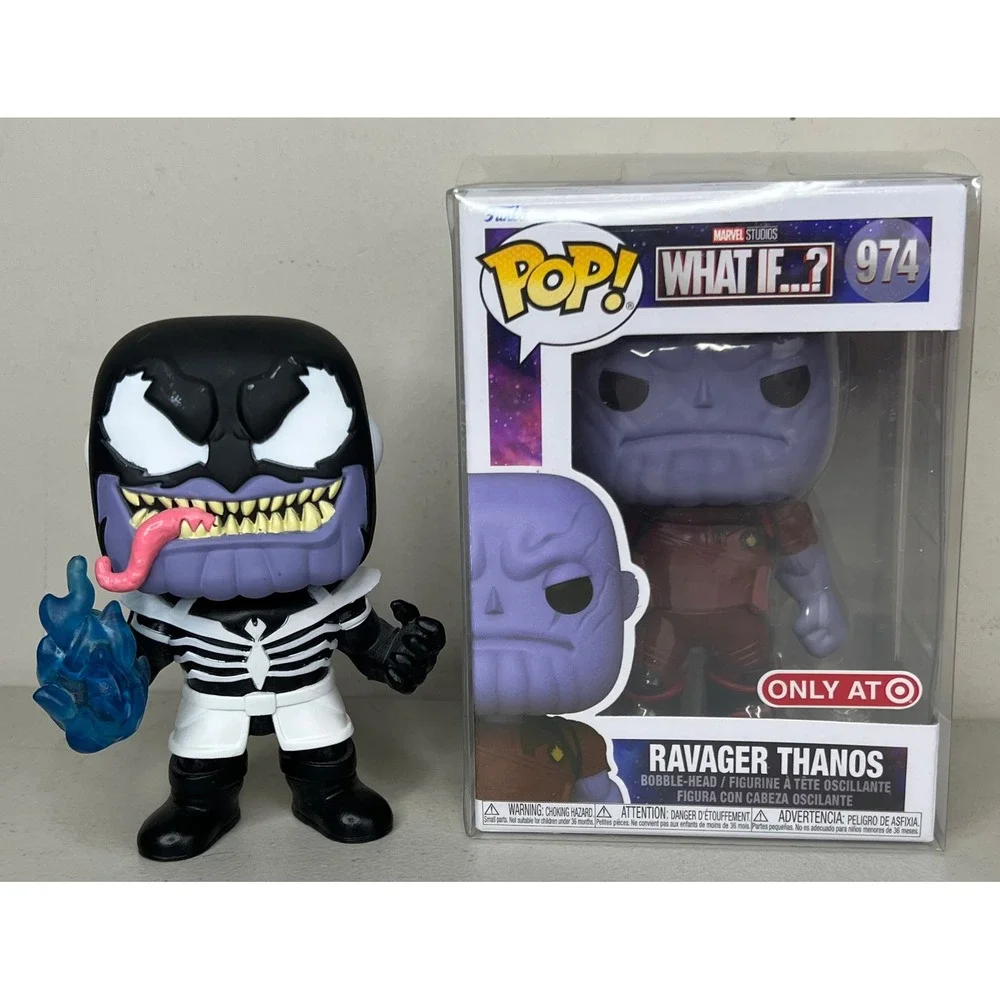 Funko Pop Marvel Venomized Thanos 510 Loose & Ravager Thanos 974 Target Exc